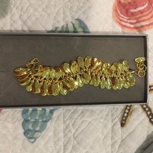 Gold colored accent bracelet